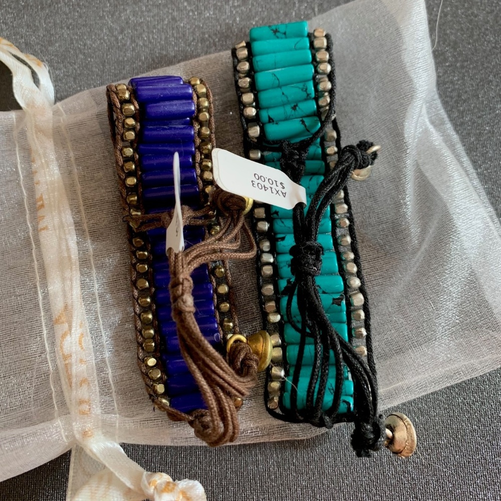 Two Beaded Bracelets - Picture 2 of 2